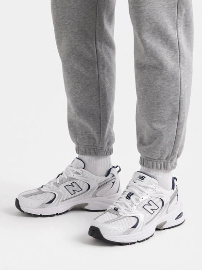 New Balance 530 Men Sneakers – White / Silver / Navy
