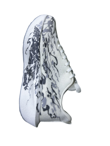 Buzz Smoke Pro – Chunky Sneaker aus Marmor-Kunststoff