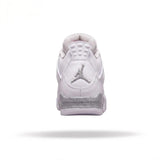White Oreo high-top sneaker side view