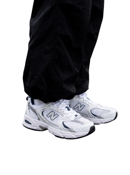 New Balance 530 Men Sneakers – White / Silver / Navy