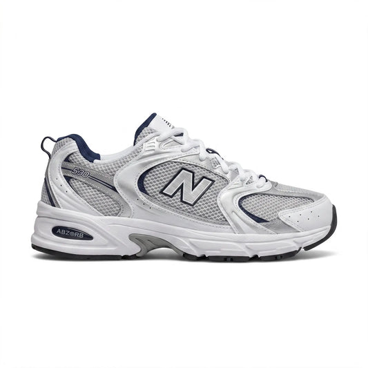 New Balance 530 Men Sneakers – White / Silver / Navy
