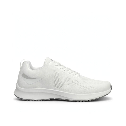 CM-553 triple white V-stripe runner sneaker