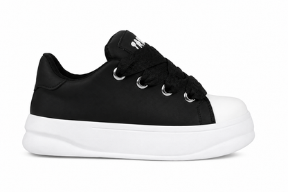 PALOMO Style satin platform sneaker