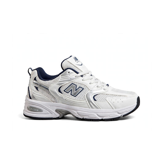 New Balance 530 Style white navy silver runner sneaker