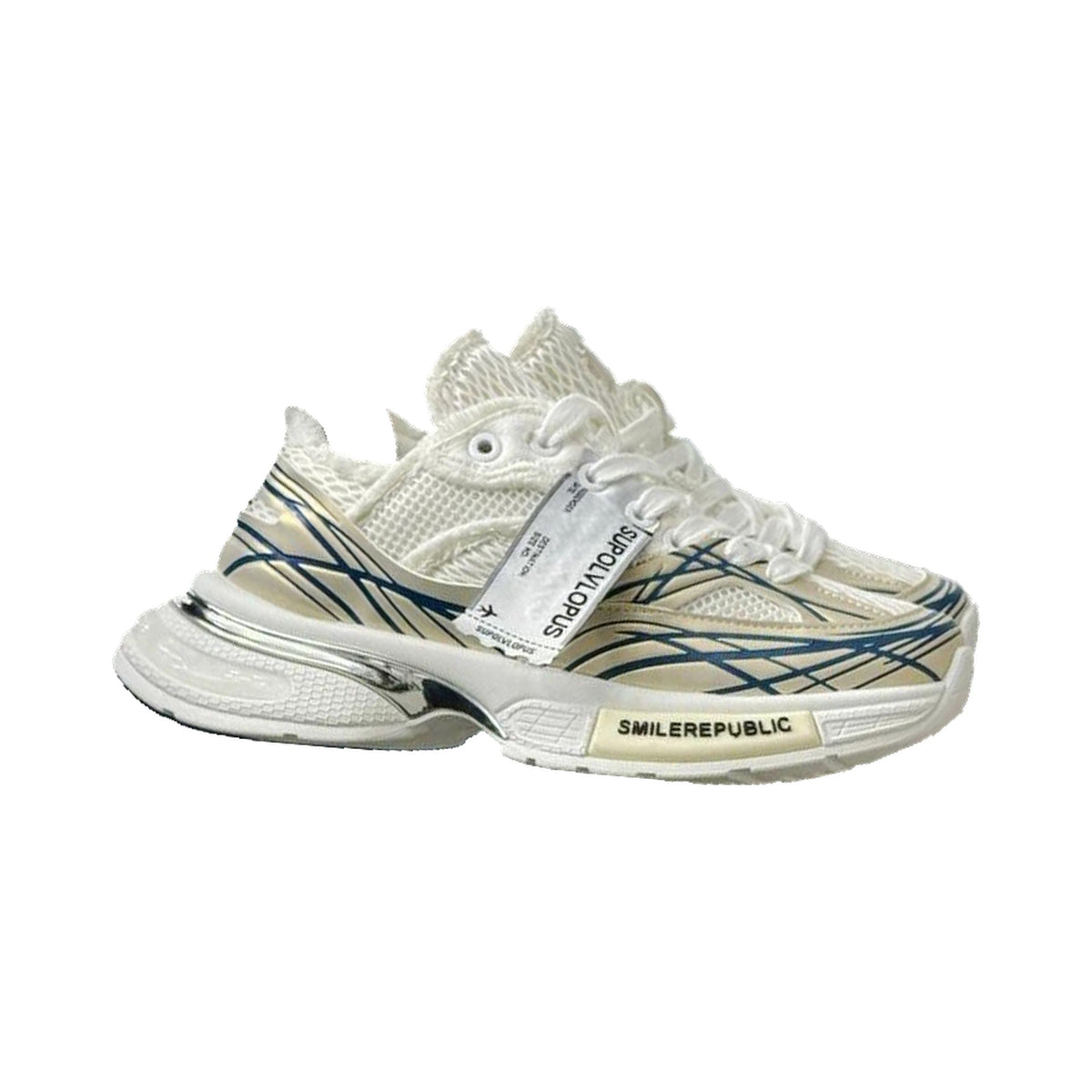 Smile Republic black chunky runner sneaker