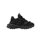 D&G Style black chunky runner sneaker rear view