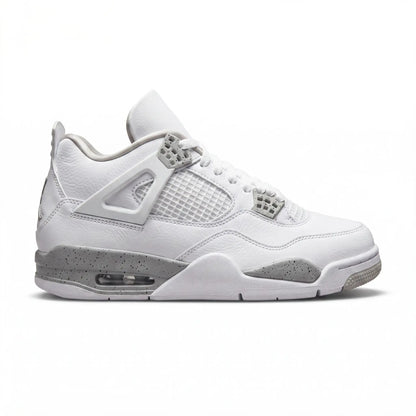 Air Jordan 4 Style white Oreo high-top sneaker