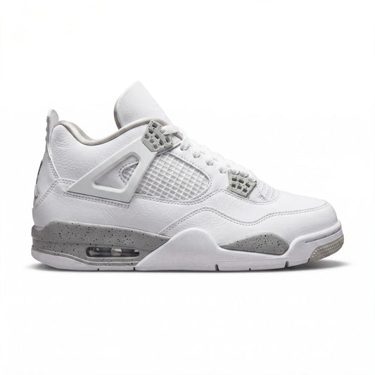 Air Jordan 4 Style white Oreo high-top sneaker