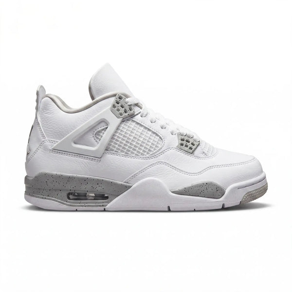 Air Jordan 4 Style white Oreo high-top sneaker