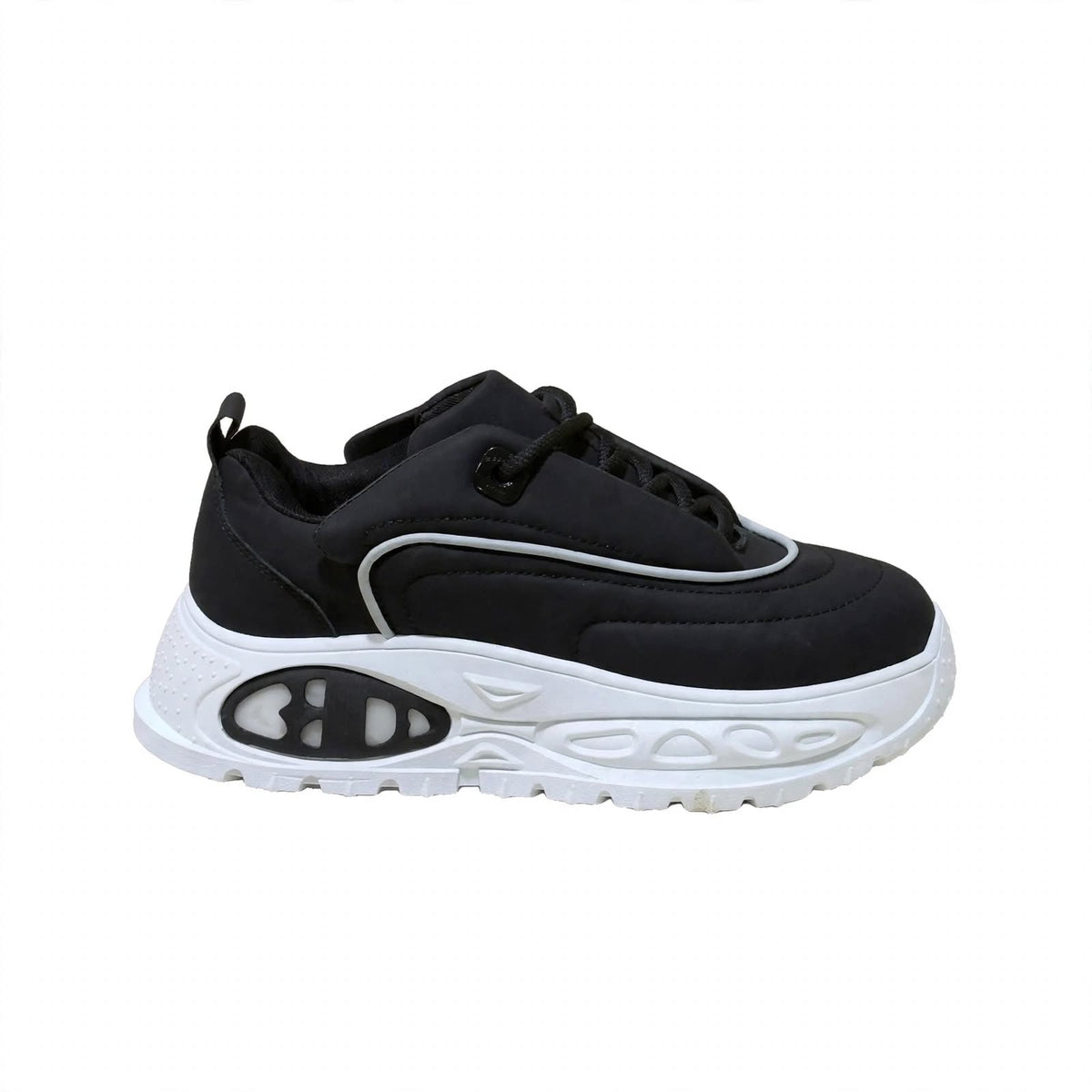 Alexander McQueen Style oversized platform sneaker side view