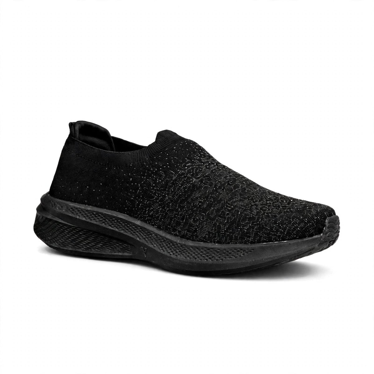 SoftStep men's slip-on walking sneaker detail
