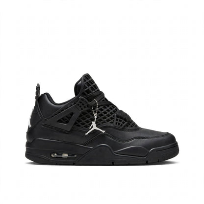 Air Jordan 4 Style white gold high-top sneaker