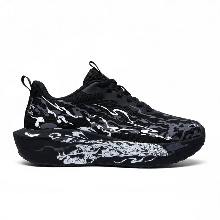 Buzz Smoke Pro — Marble Art Chunky Sneaker