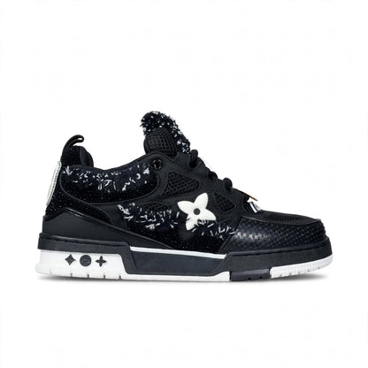 LV Trainer style platform sneaker outsole