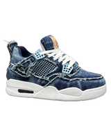 Air Jordan 4 Style denim sneaker