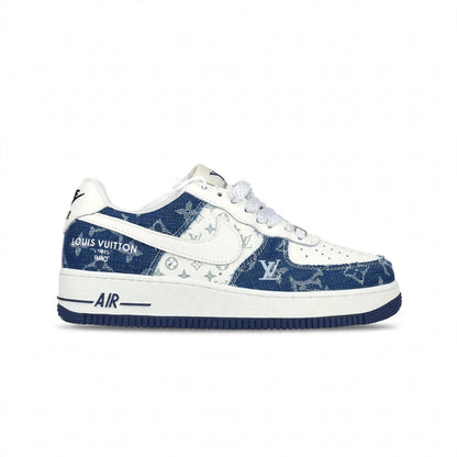 Air Force 1 UNDEFEATED Style multi-color sneaker side view