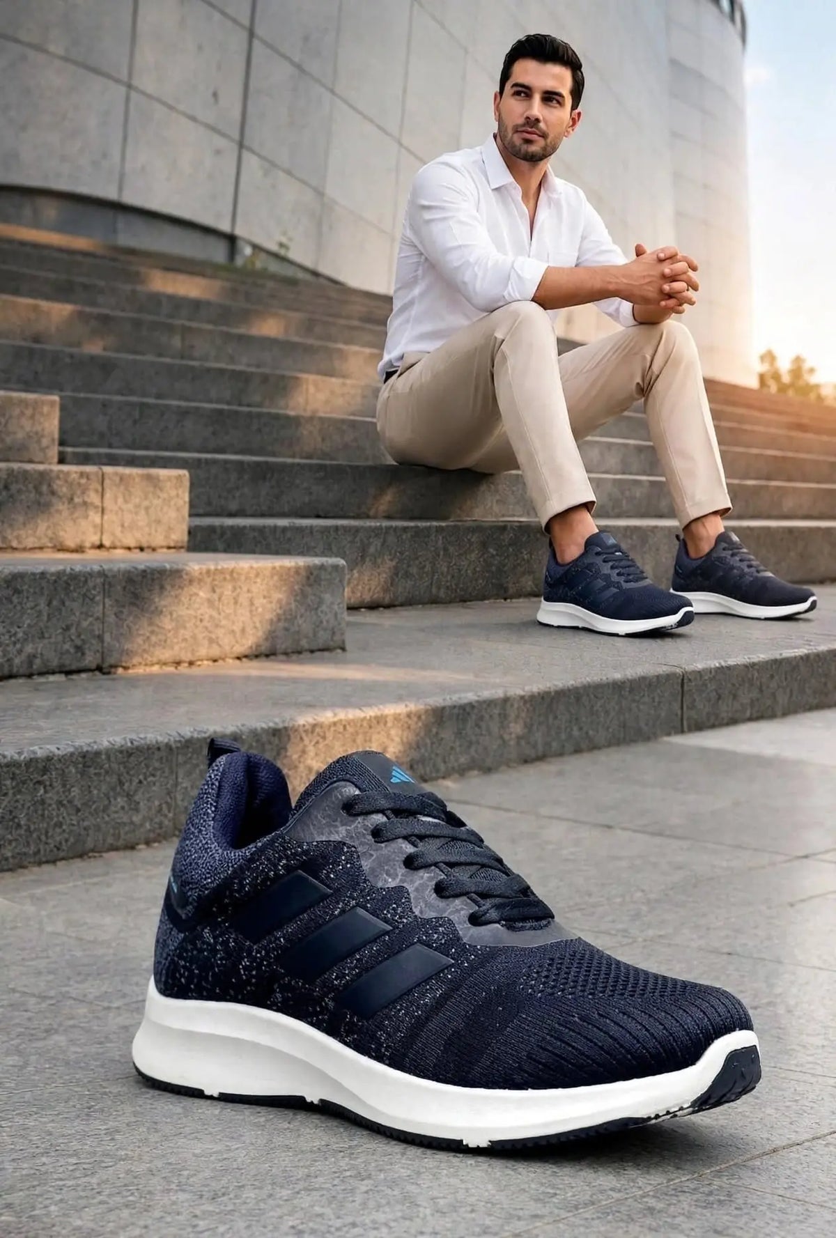 NightRun men's running sneaker side view