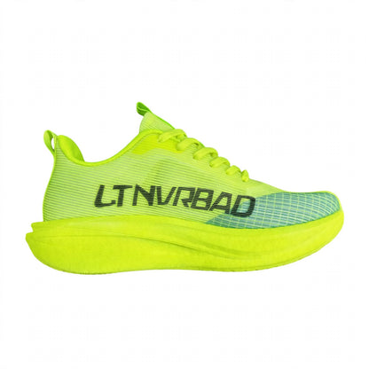 ALJADO white pink red runner sneaker top view