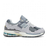 New Balance 2002R Style cream retro sneaker side view