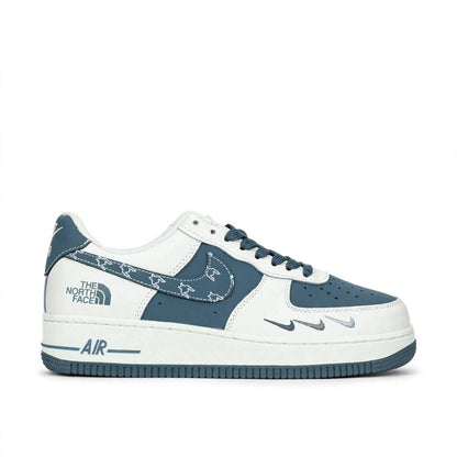 Air Force 1 UNDEFEATED Style multi-color sneaker detail