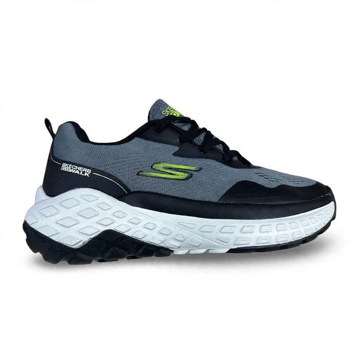 GOwalk Style – White Black Comfort Walking Sneaker