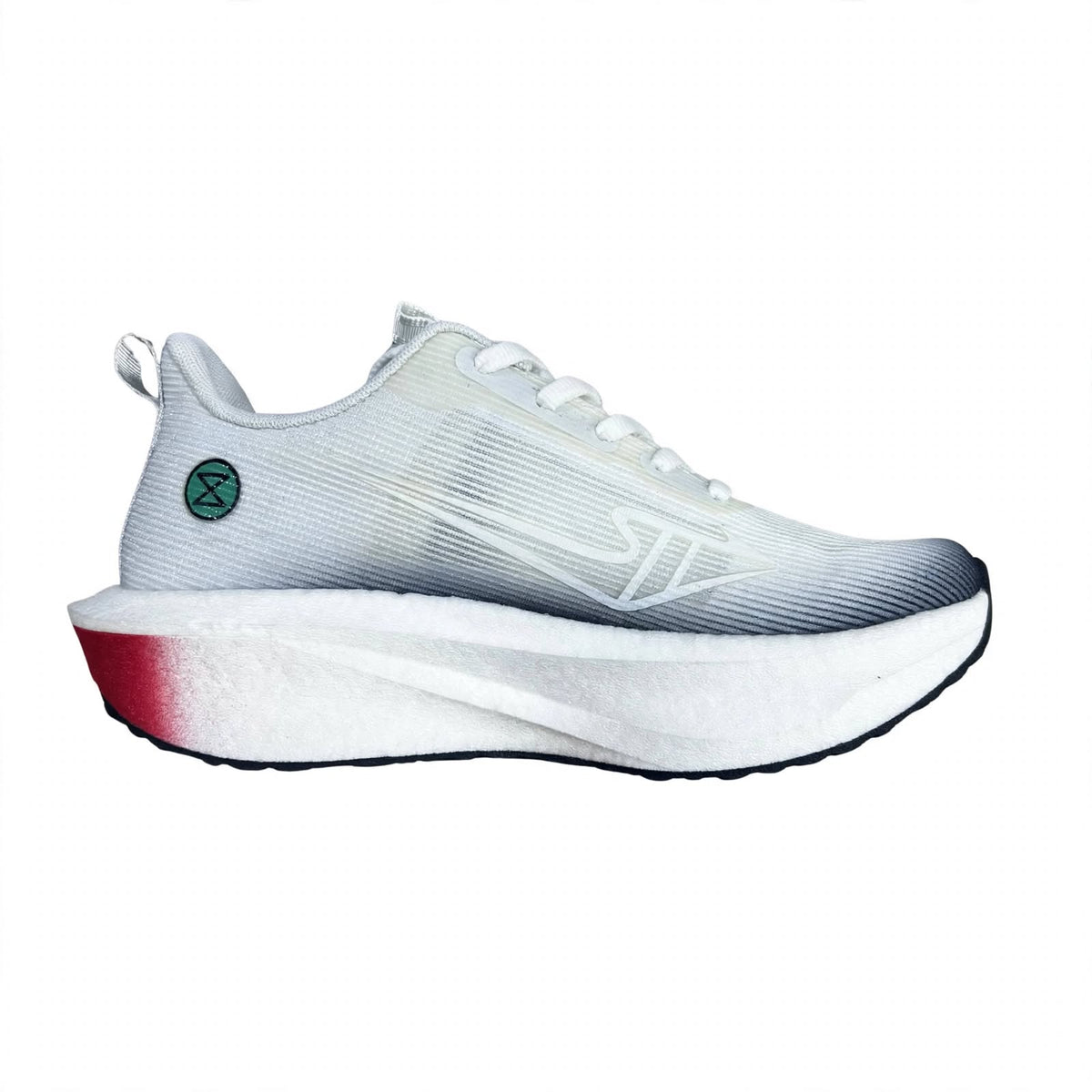 Ghost Style neon green runner sneaker outsole