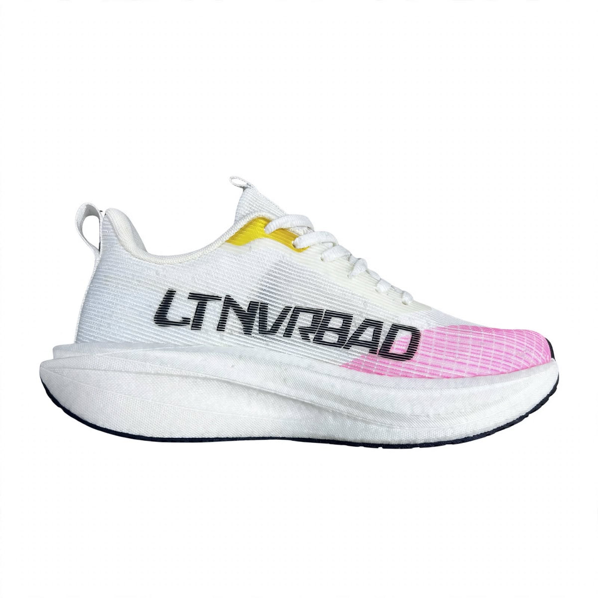 ALJADO white pink red runner sneaker detail
