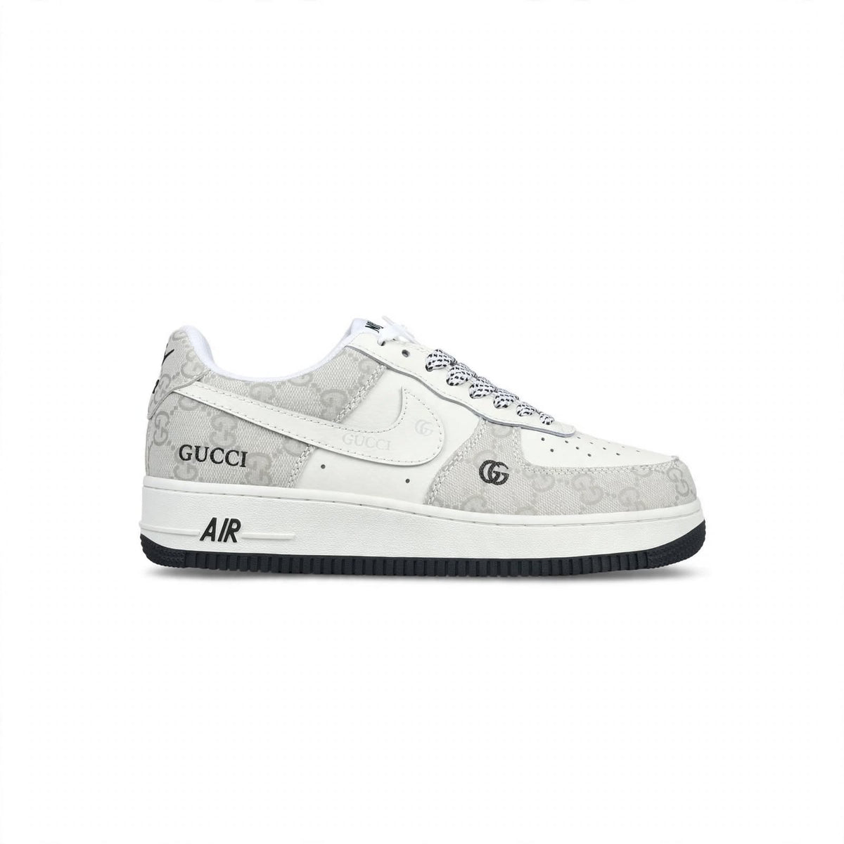 Air Force 1 UNDEFEATED Style multi-color sneaker detail