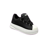 PALOMO Style satin platform sneaker detail
