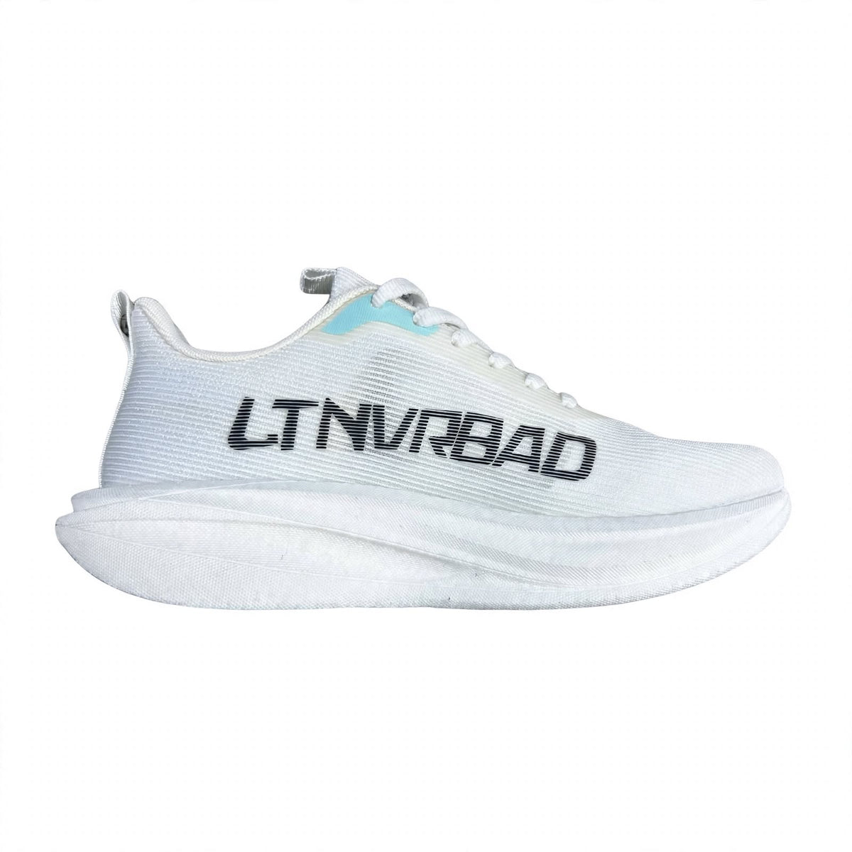 ALJADO white pink red runner sneaker outsole