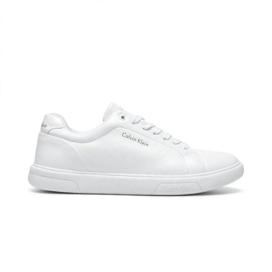 Calvin Klein Style triple white cupsole sneaker