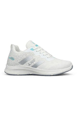 Adidas Style white silver aqua runner sneaker