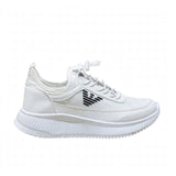 Emporio Armani Style white runner sneaker